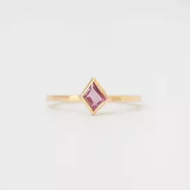 0.50 ct Pink Sapphire Mosaic Stack Ring