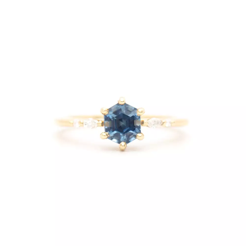 1.21 ct Blue Sapphire Astra Ring