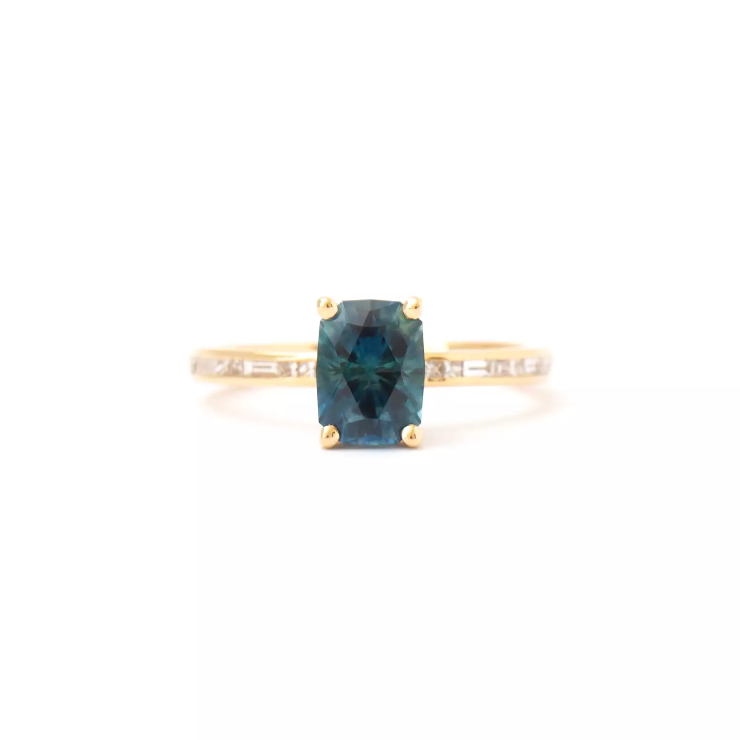 1.53 ct Montana Sapphire Portico Ring