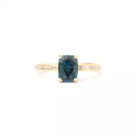 1.53 ct Montana Sapphire Portico Ring