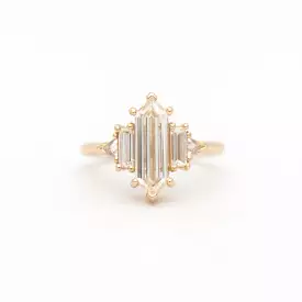 1.54 ct Hexagon Diamond Theda Ring