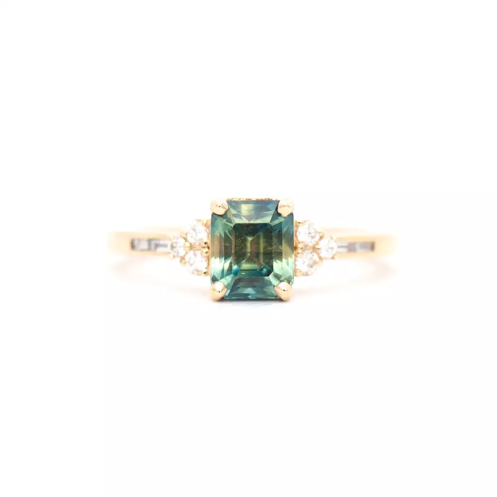 1.57 Sapphire Marigold Ring