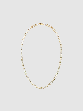 16 Gold Tennis Necklace