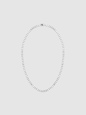 16 Rhodium Tennis Necklace