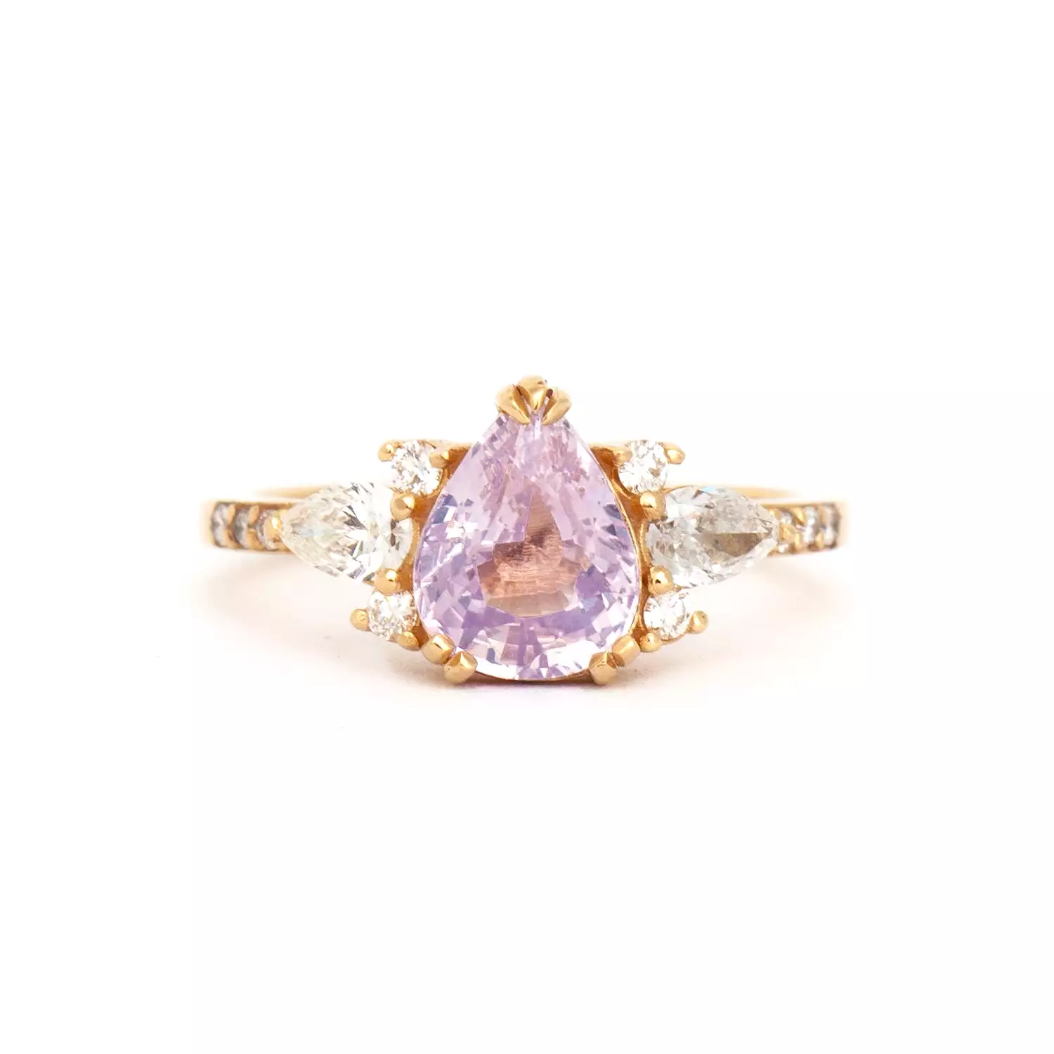 2.07 ct Pink Sapphire Rosalind Ring