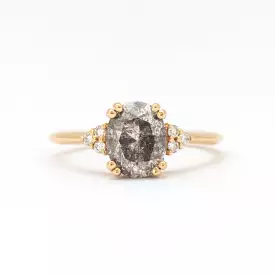 2.10 ct Juno Salt & Pepper Diamond Ring