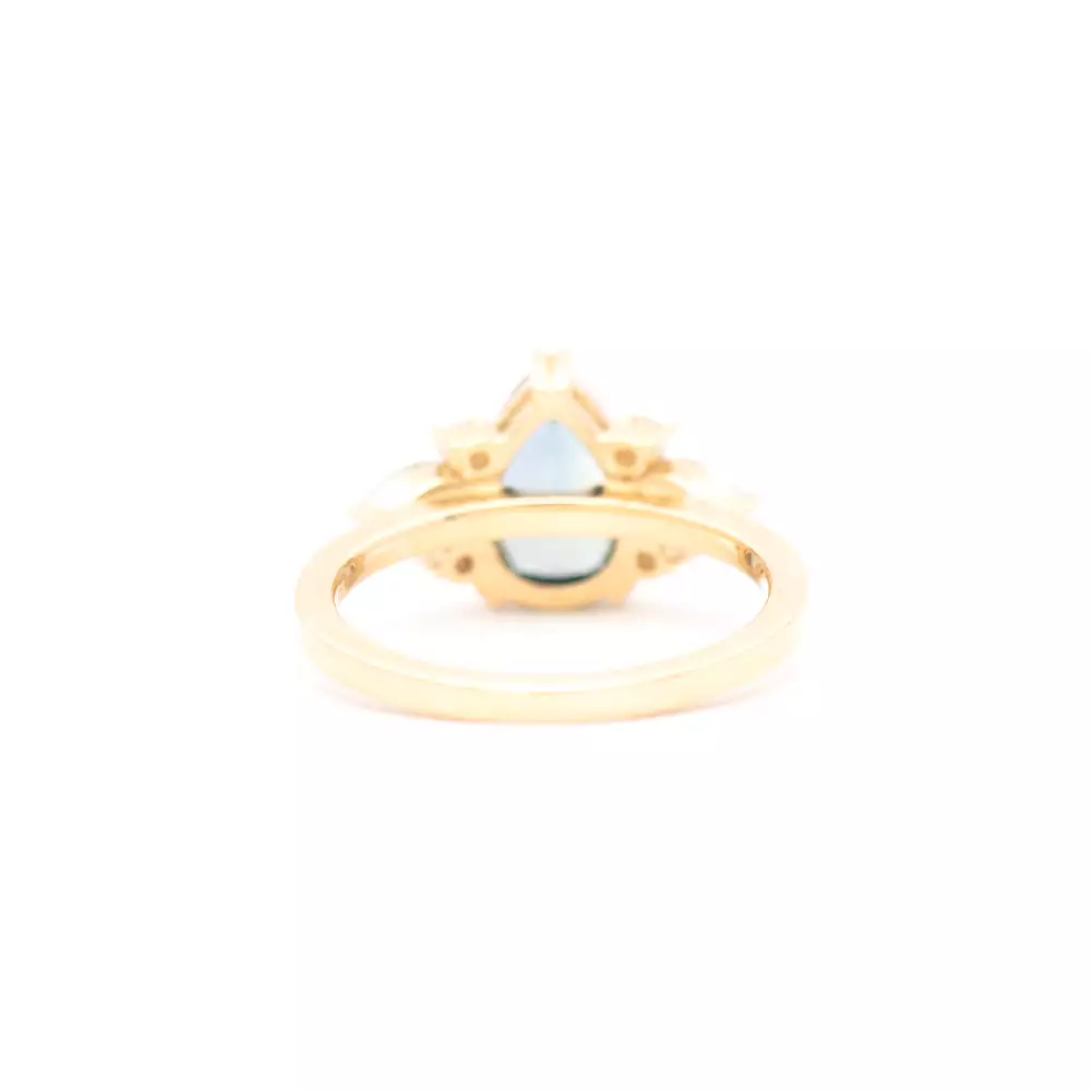 2.24 ct Pear Sapphire Rosalind Ring