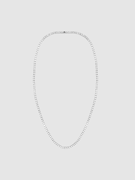 24 Rhodium Tennis Necklace