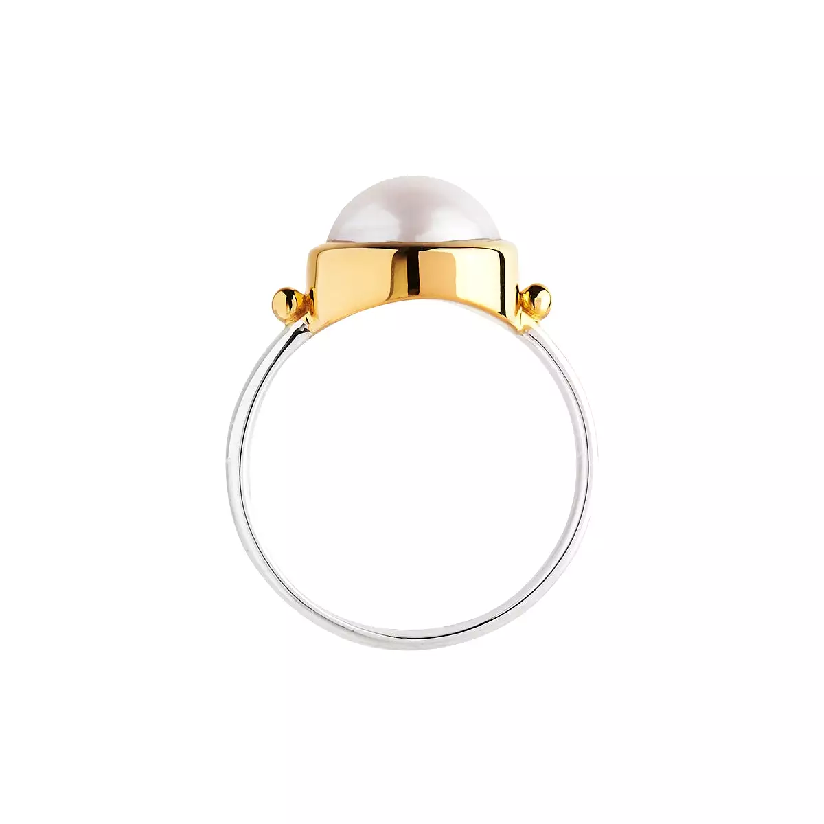 A Najo Garland Pearl Gold Ring