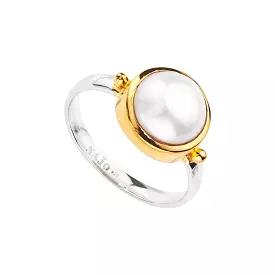 A Najo Garland Pearl Gold Ring