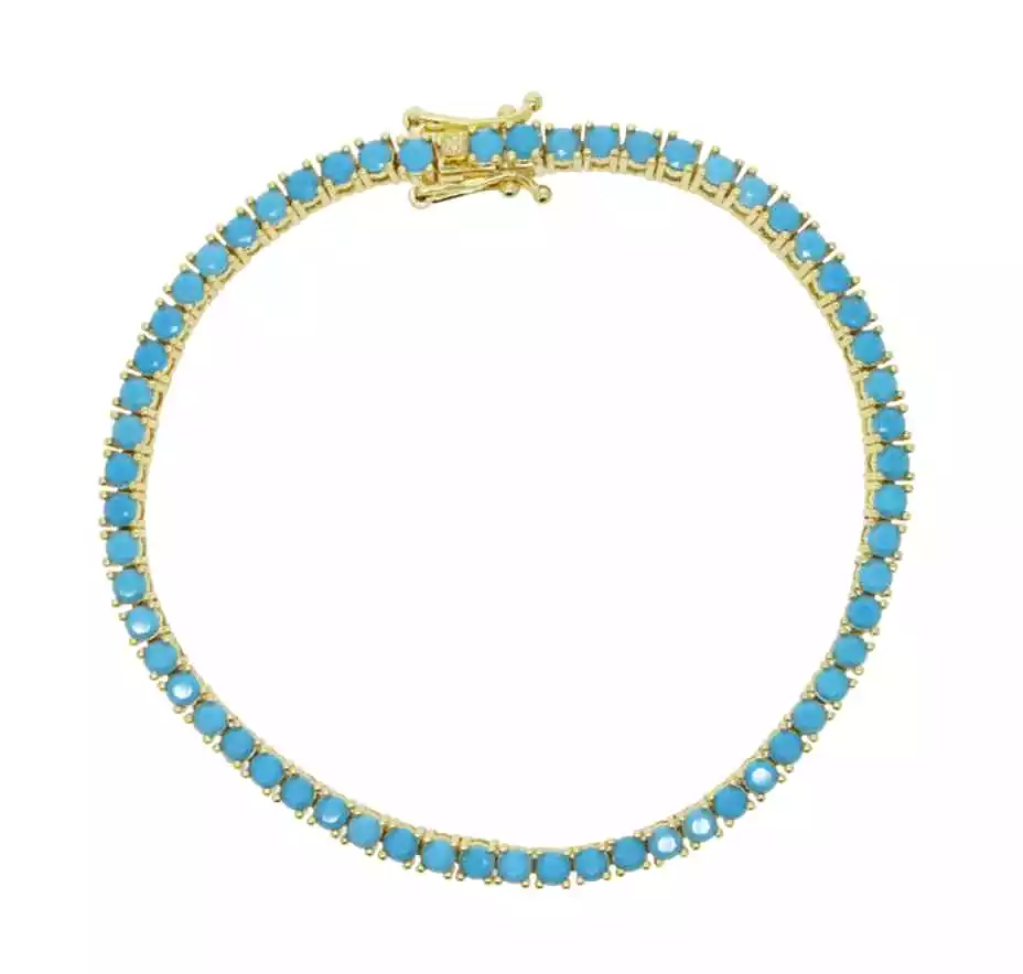 AC Turquoise Tennis Bracelet