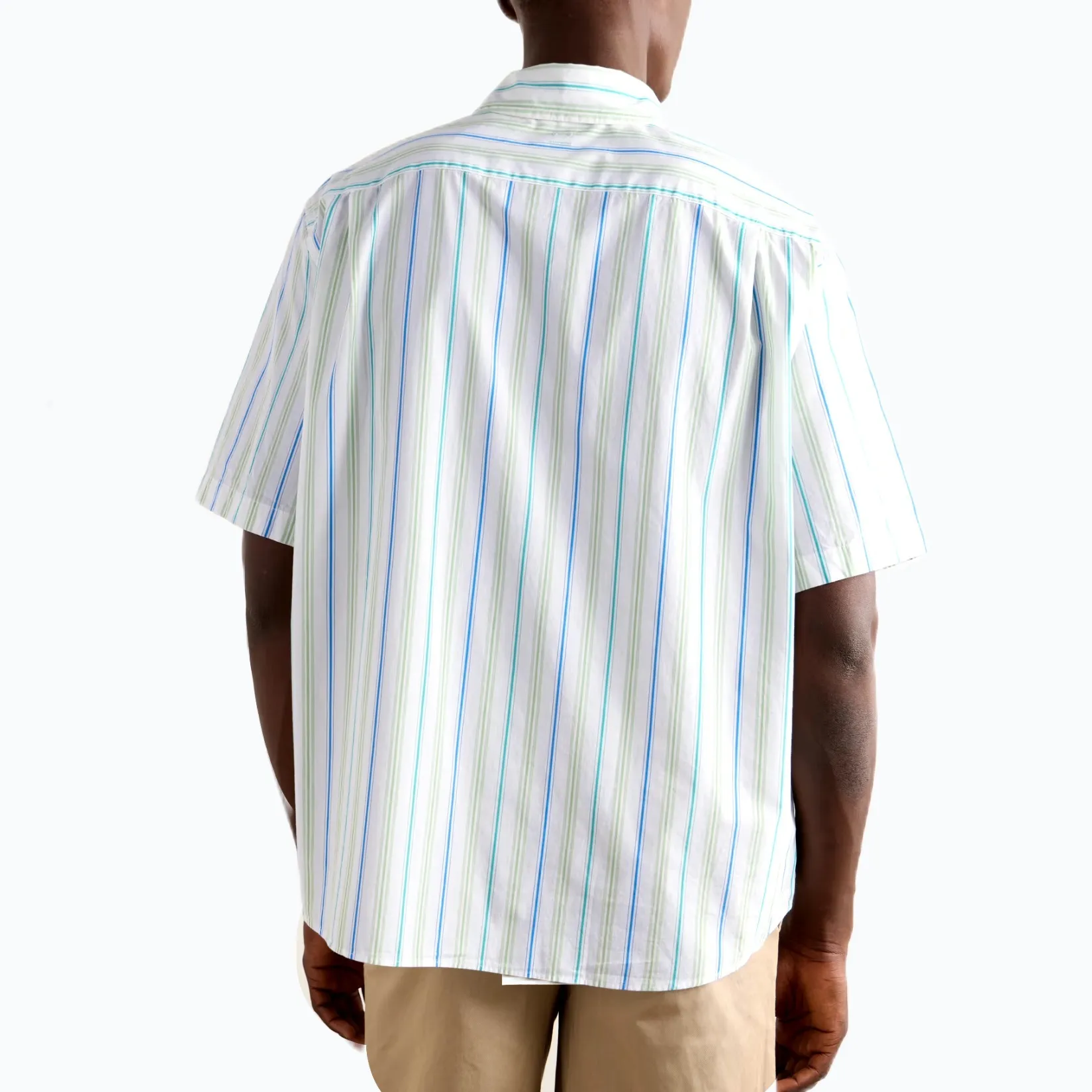 Acne Studios  |Stripes Cotton Logo Designers Shirts