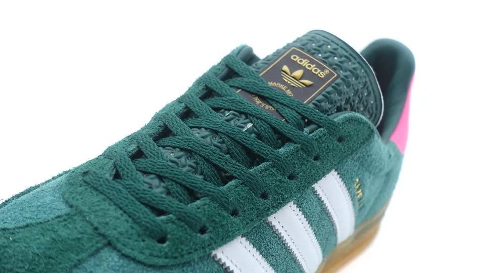 adidas GAZELLE INDOOR W COLLEGIATE GREEN/FTWR WHITE/LUCID PINK