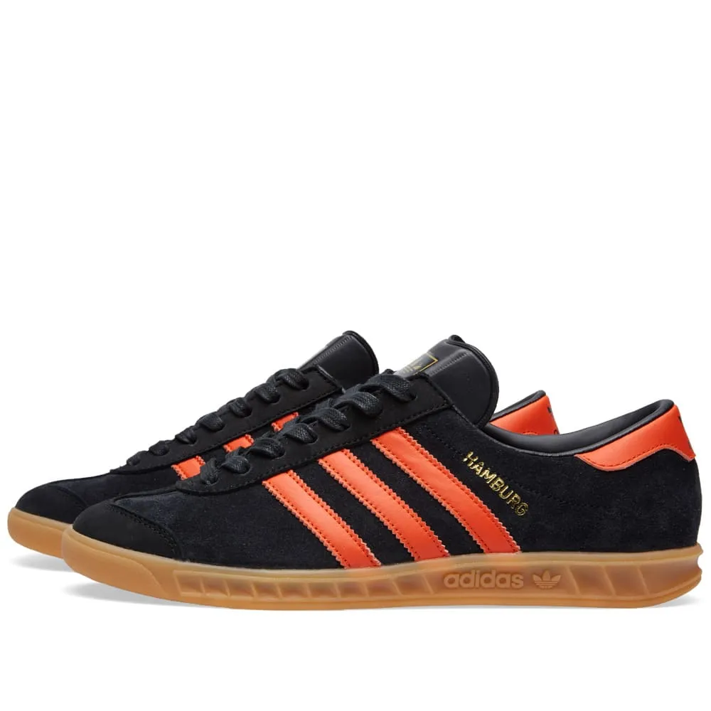 Adidas Hamburg 'Brussels'Core Black & Collegiate Orange