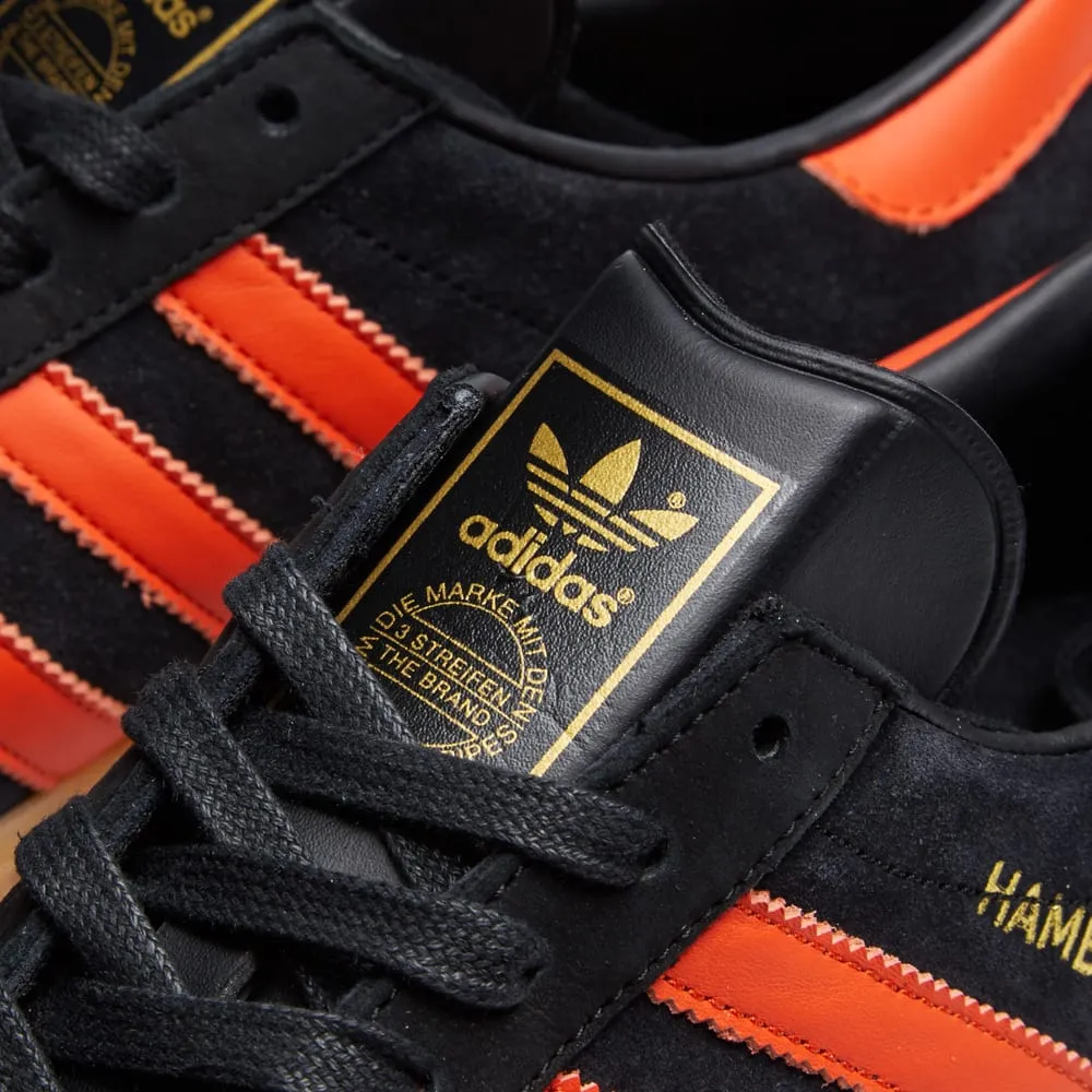 Adidas Hamburg 'Brussels'Core Black & Collegiate Orange