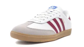 adidas SAMBA OG CLOUD WHITE/COLLEGIATE BURGUNDY/GUM