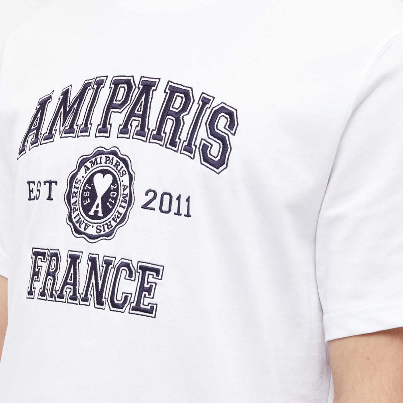 AMI PARIS  |Short Sleeves Logo Designers T-Shirts