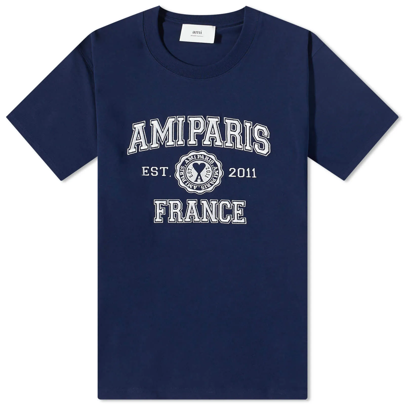 AMI PARIS  |Short Sleeves Logo Designers T-Shirts