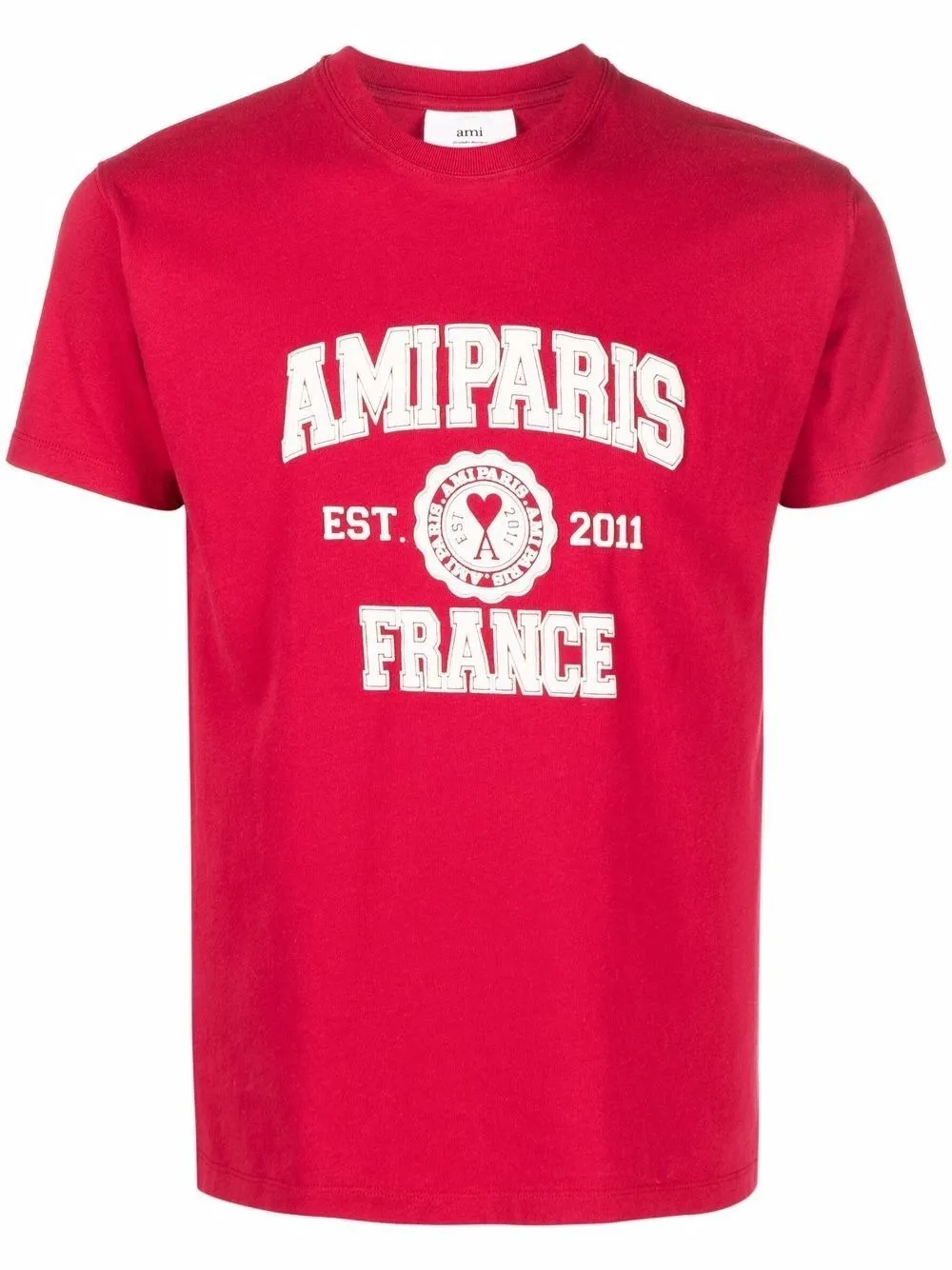 AMI PARIS  |Short Sleeves Logo Designers T-Shirts