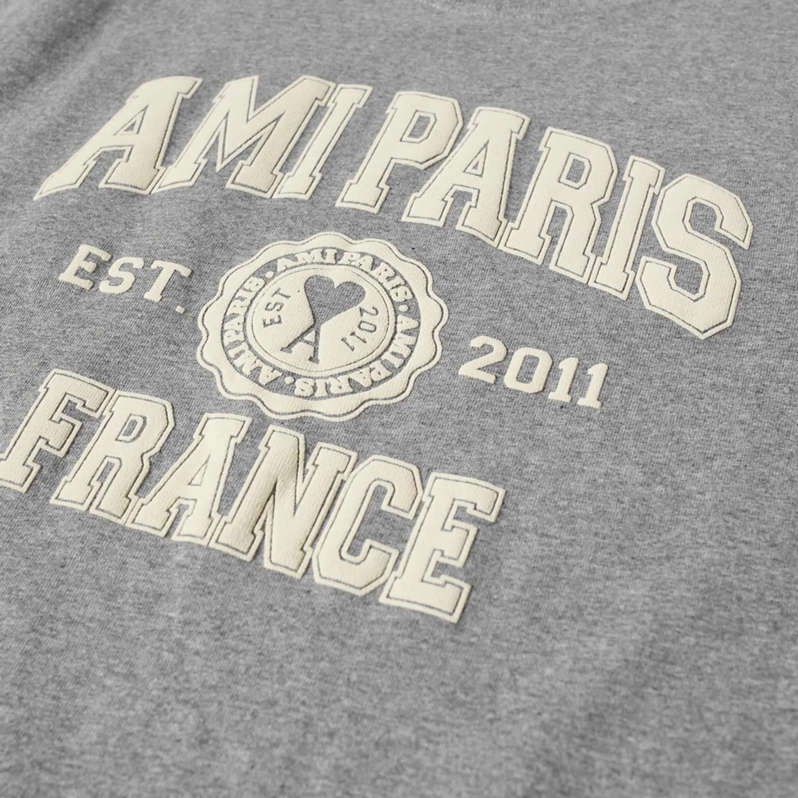 AMI PARIS  |Short Sleeves Logo Designers T-Shirts