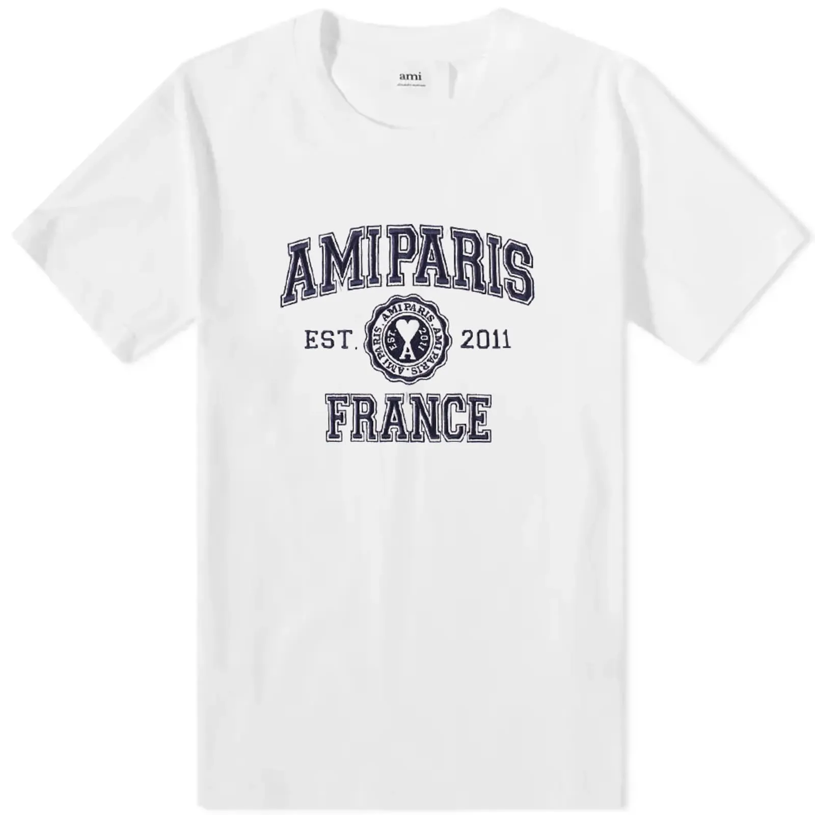 AMI PARIS  |Short Sleeves Logo Designers T-Shirts