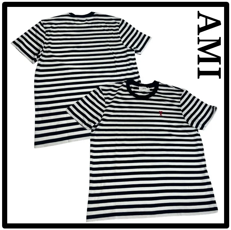 AMI PARIS  |Street Style Logo Designers T-Shirts