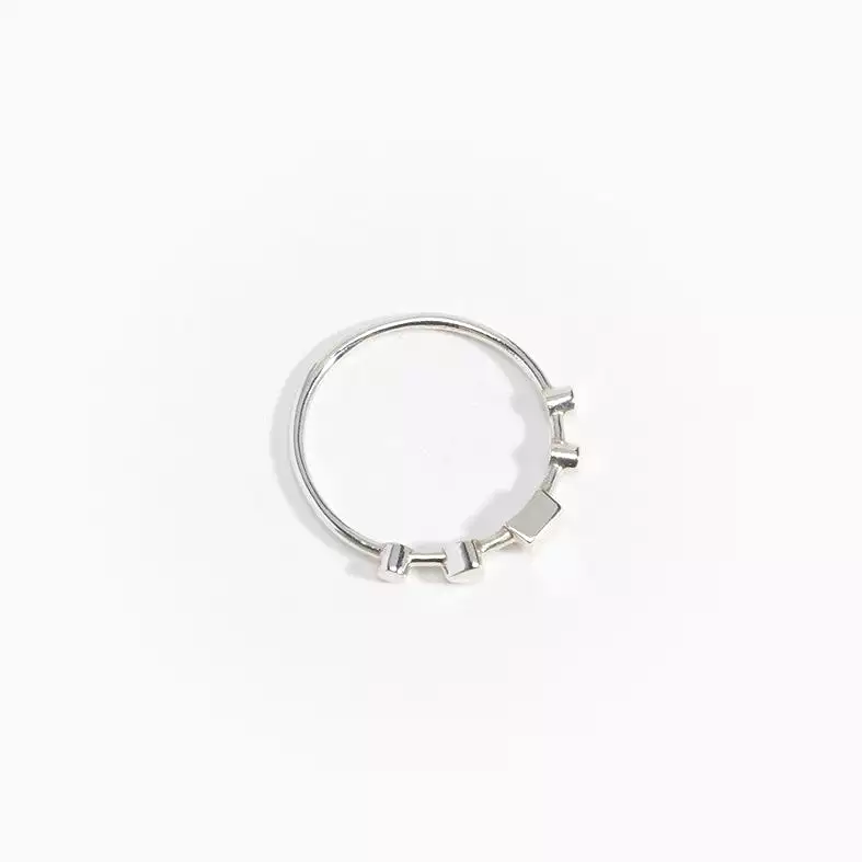 Artemis Ring I, 9kt White Gold