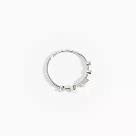 Artemis Ring I, 9kt White Gold