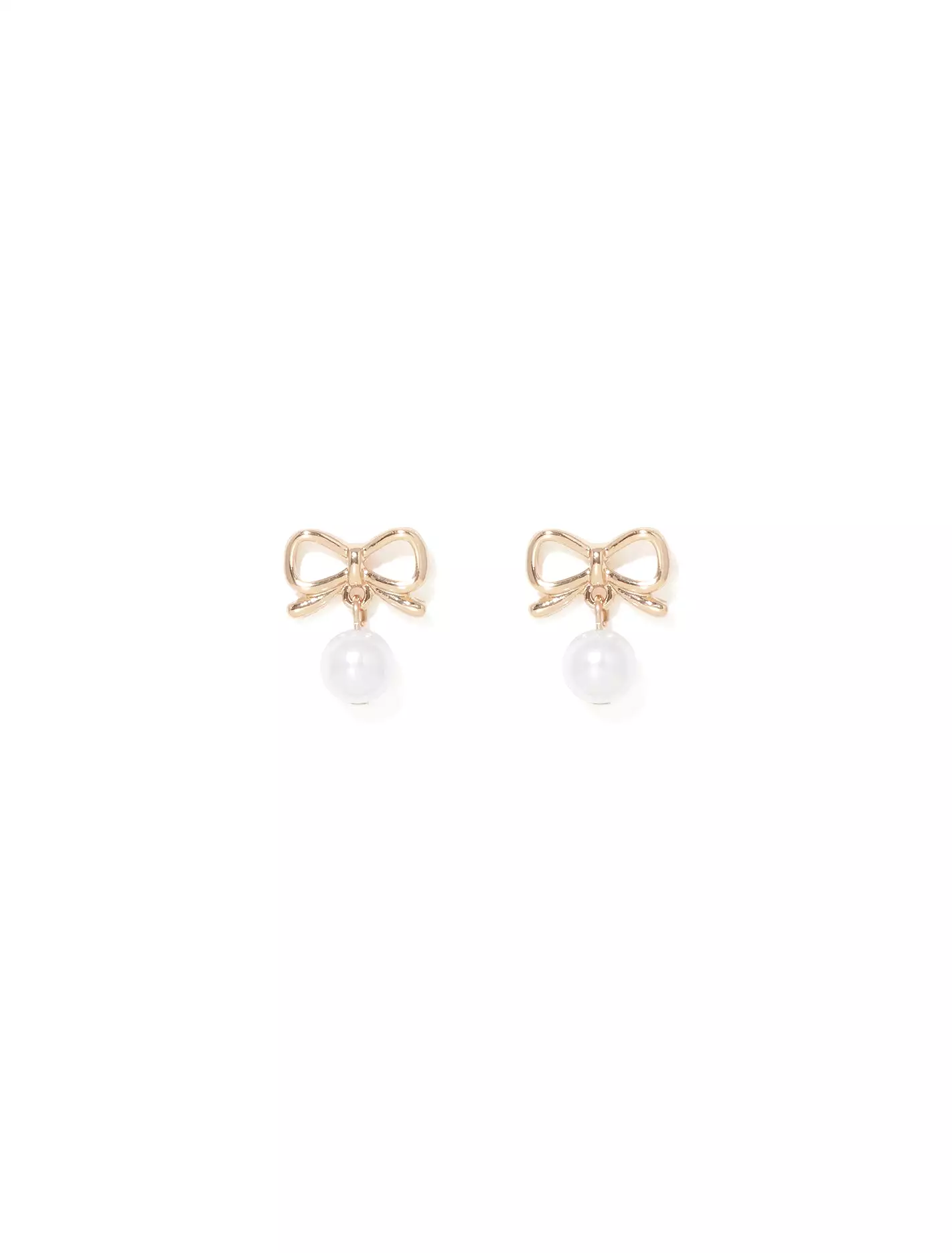 Bailey Bow & Pearl Earrings