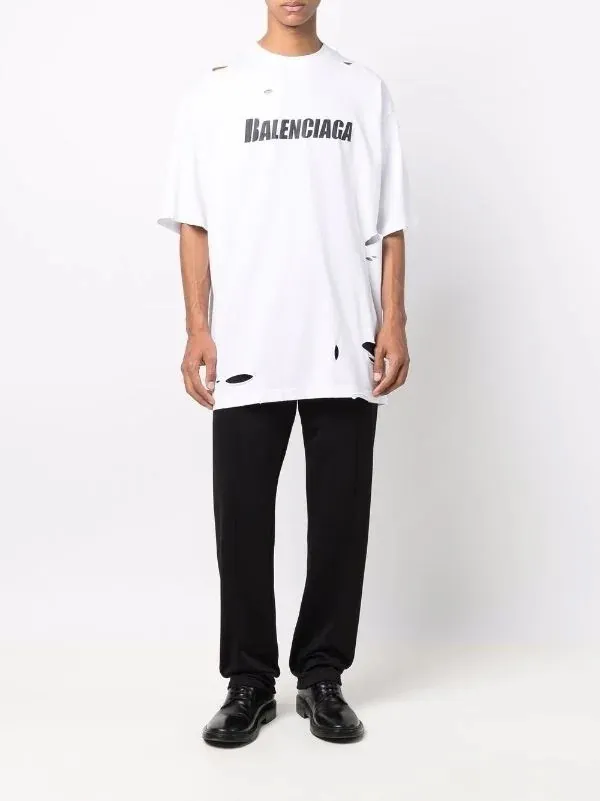 BALENCIAGA  |Cotton Logo Luxury T-Shirts