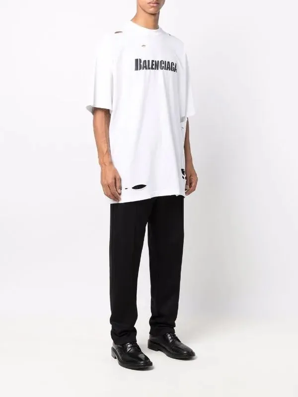 BALENCIAGA  |Cotton Logo Luxury T-Shirts