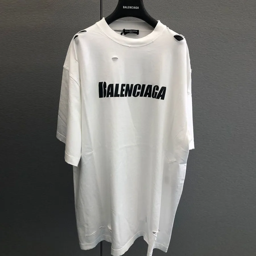 BALENCIAGA  |Cotton Short Sleeves Logo Luxury FX Advantage / Exclusive