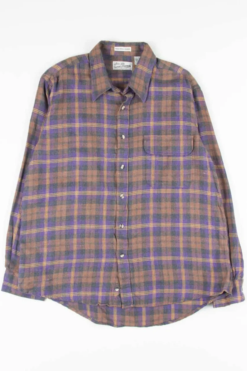 Brown Sears Roebuck Vintage Flannel 2519