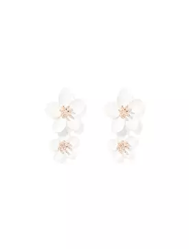 Carly Flower Drop Earrings