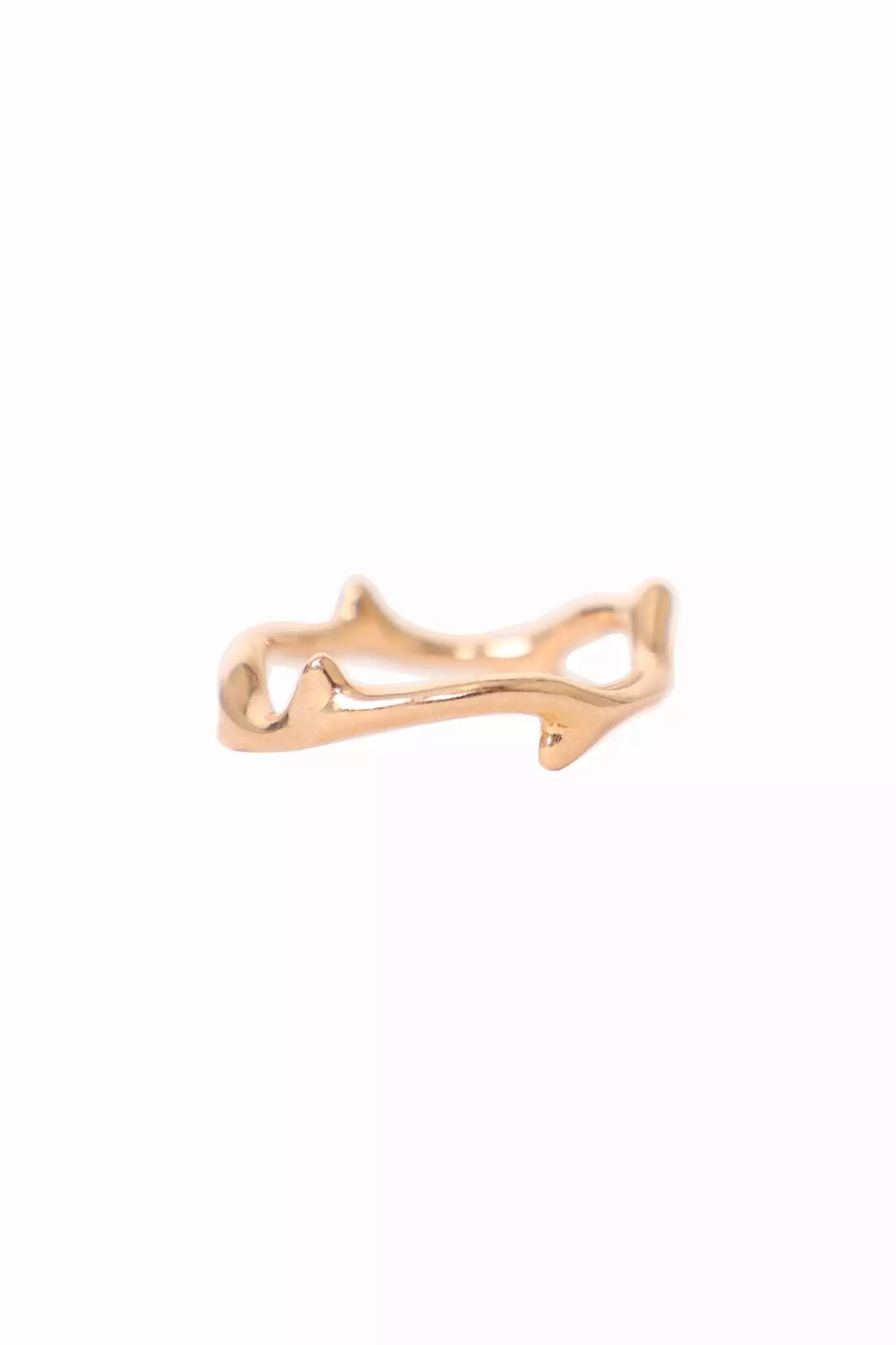 Christian Dior 18K Yellow Gold Bois De Rose Ring