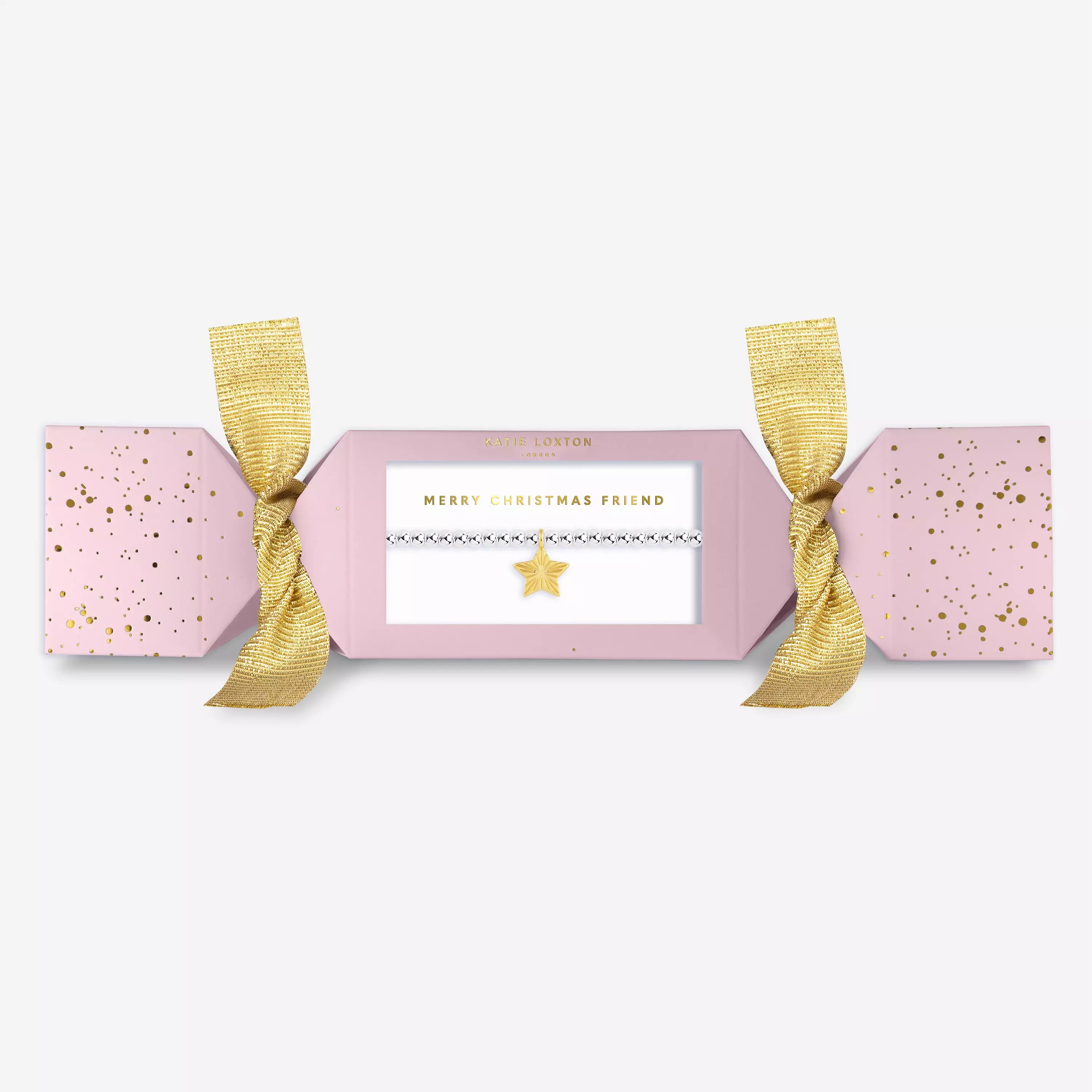 CHRISTMAS CRACKER BRACELET MERRY CHRISTMAS FRIEND - KATIE LOXTON