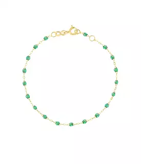 Classic Gigi Bracelet 18K Yellow Gold & Mint