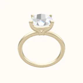 Classic Solitaire Engagement Ring With Standard Four Prong Head