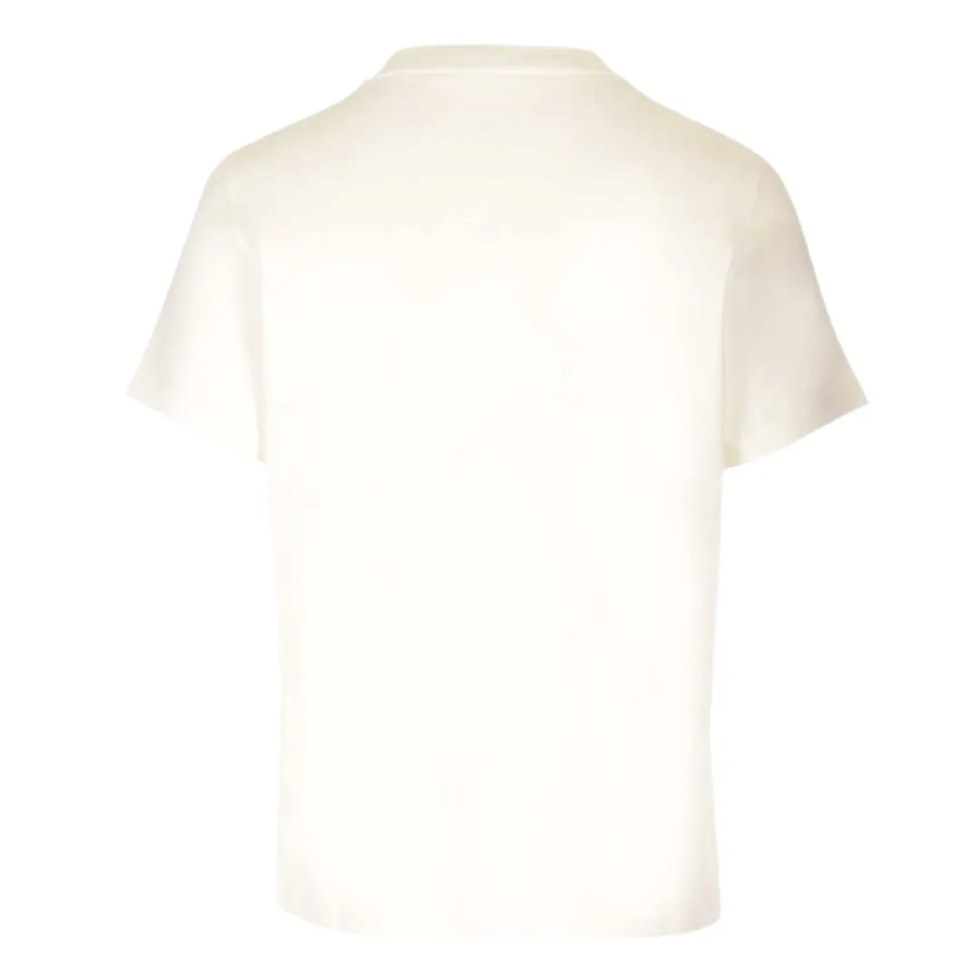 Courreges  |Plain Cotton Short Sleeves Logo T-Shirts