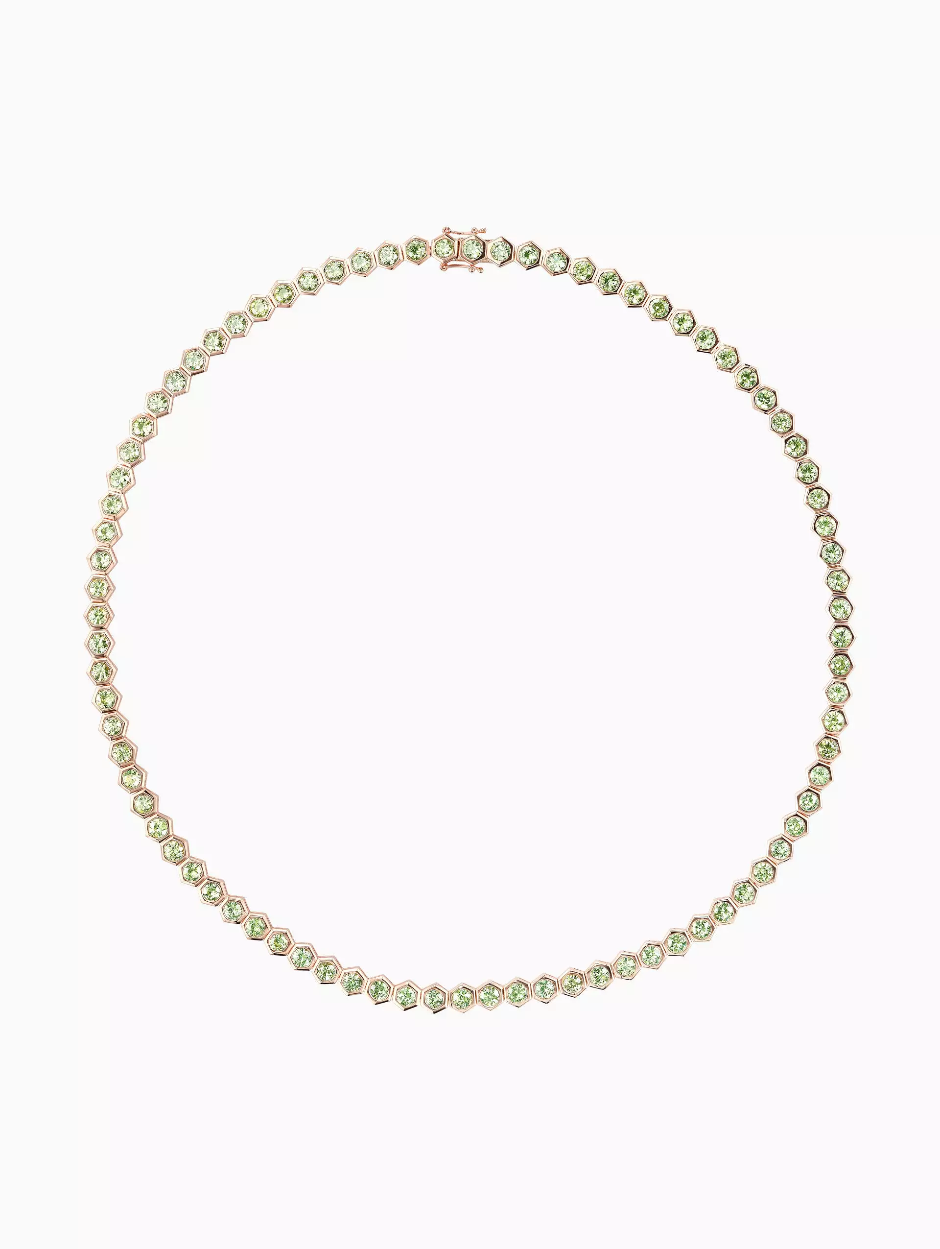 Demantoid Tennis Necklace