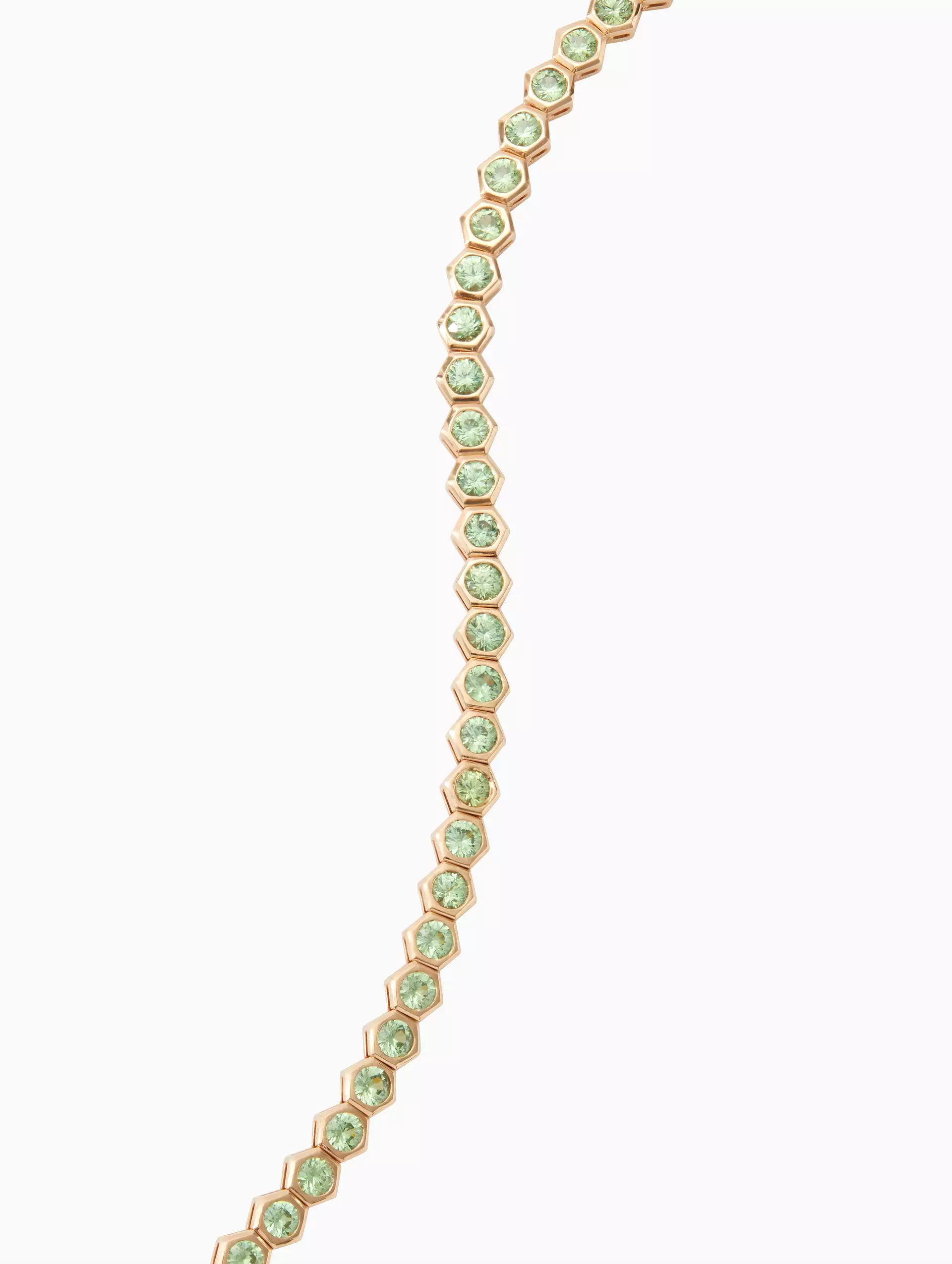 Demantoid Tennis Necklace