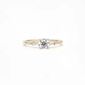 Diamond Melody Baguette Equilibrium Ring