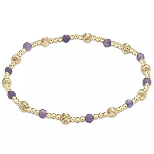 Dignity Sincerity Pattern 4mm Bead Bracelet -ENewton