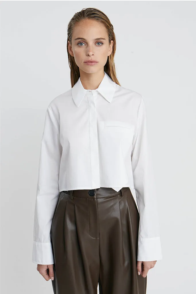 Dèluc - Honeybus Cropped Shirt - White