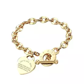 Eternal Love Rose Gold Bracelet