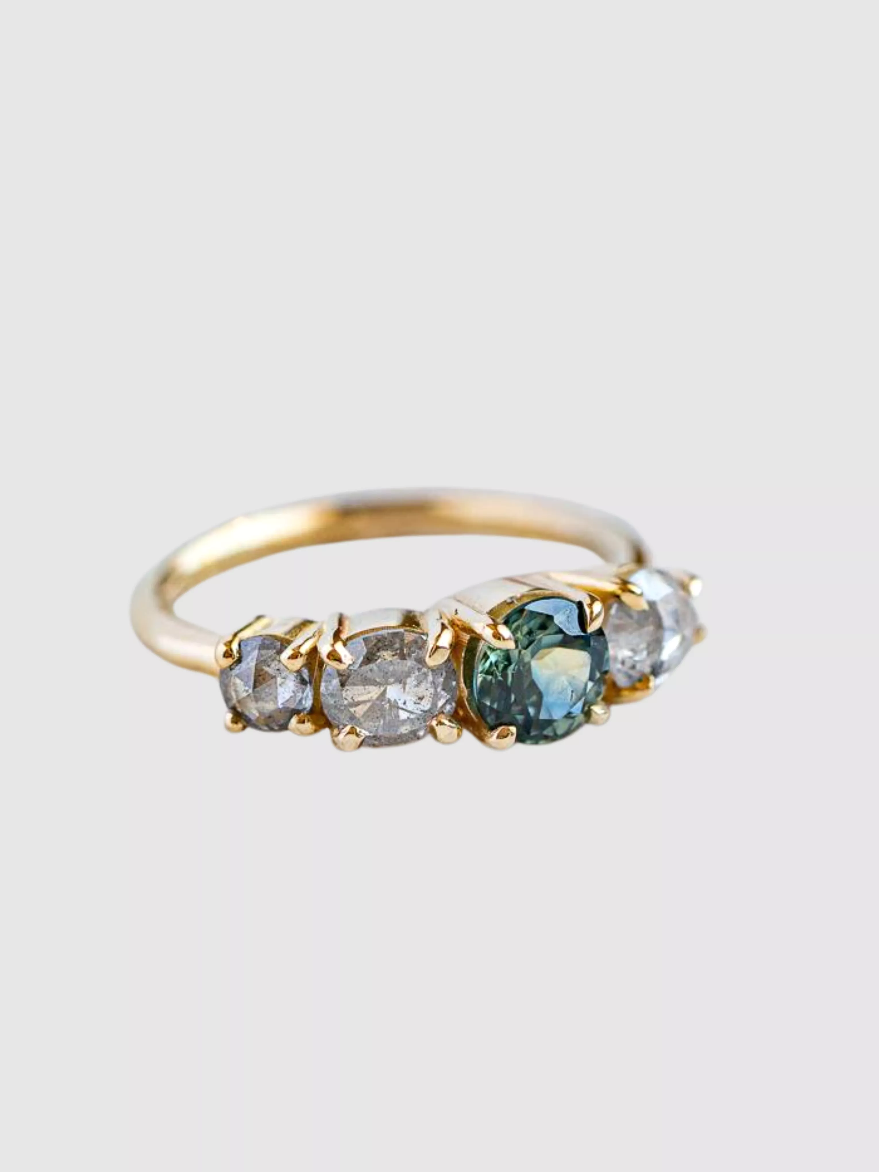 Forest Parti Sapphire Ring