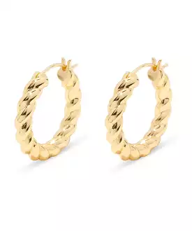 Gorjana Crew Hoop Earrings - Gold