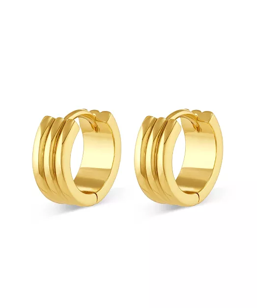 Gorjana Reed Hoops - Gold