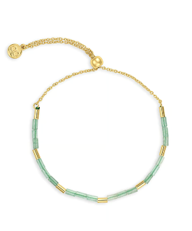 Gorjana Tatum Power Gemstone Bracelet - Aventurine/Gold