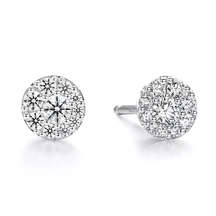 HEARTS ON FIRE Tessa Diamond Circle Earrings